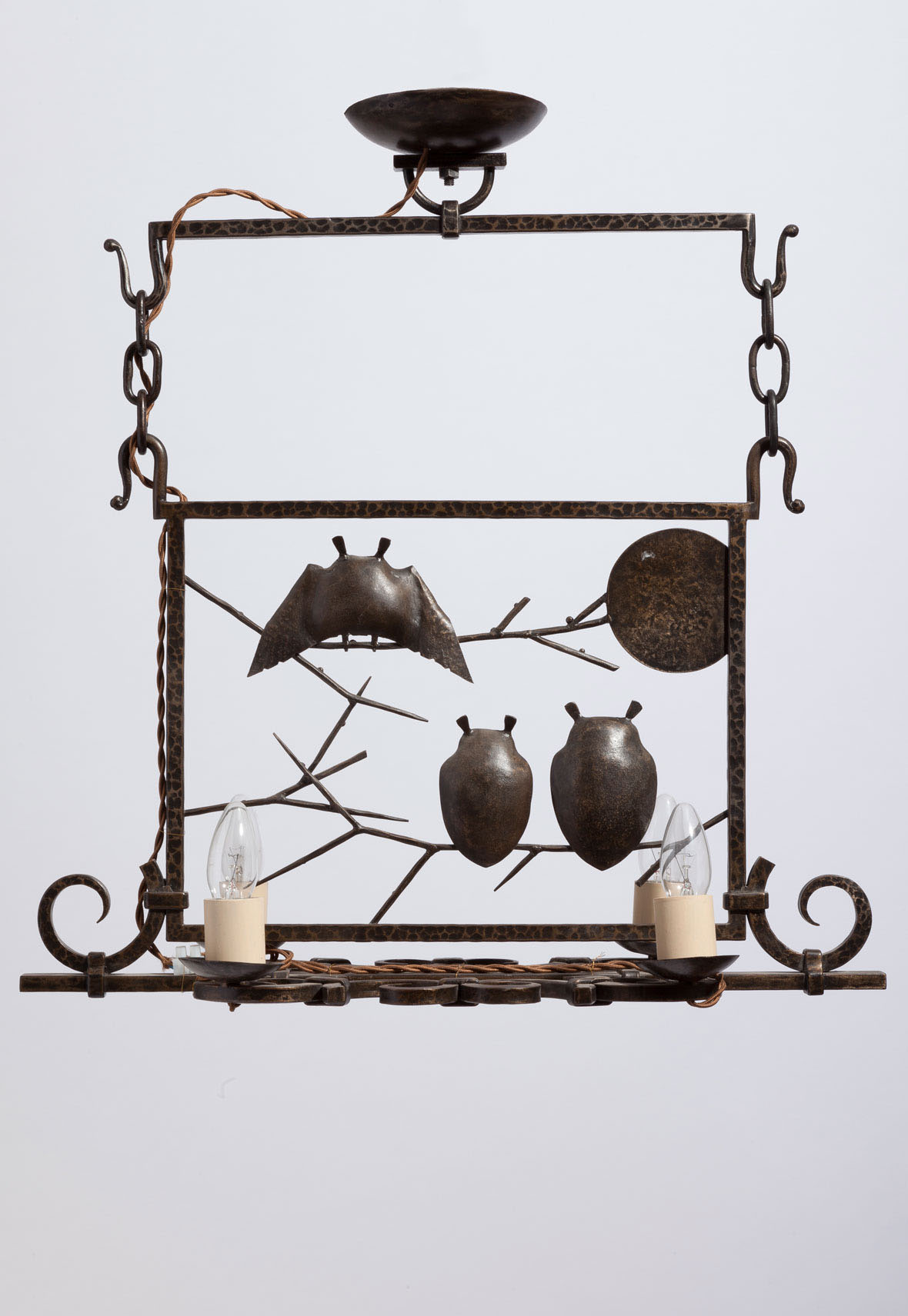 Zadounaisky 'Hiboux au Clair de Lune' Light Fixture